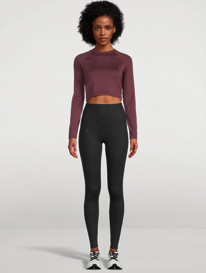 Movement Long-Sleeve Crop Top