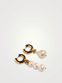 Special Edition Good Pearl Gone Bad Glitz Hoop Earrings