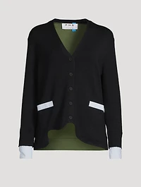 Lilo Colourblock Wool Cardigan