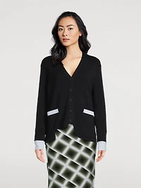 Lilo Colourblock Wool Cardigan