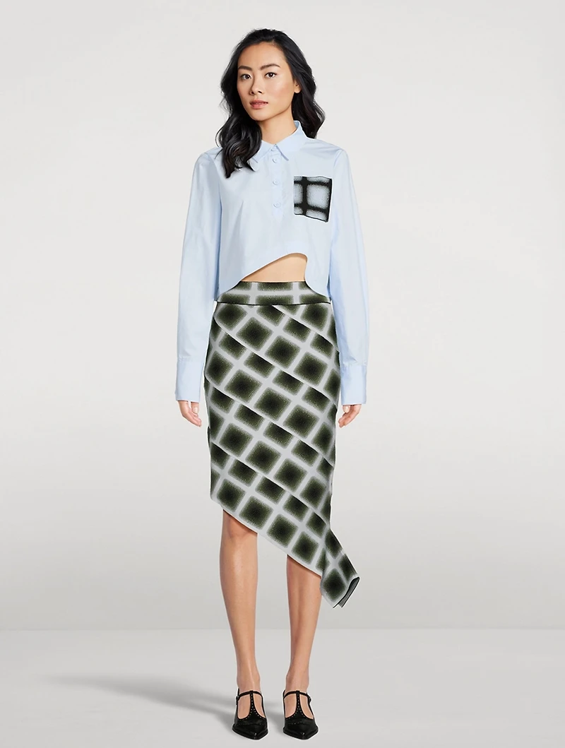 Ellie Asymmetric Midi Skirt