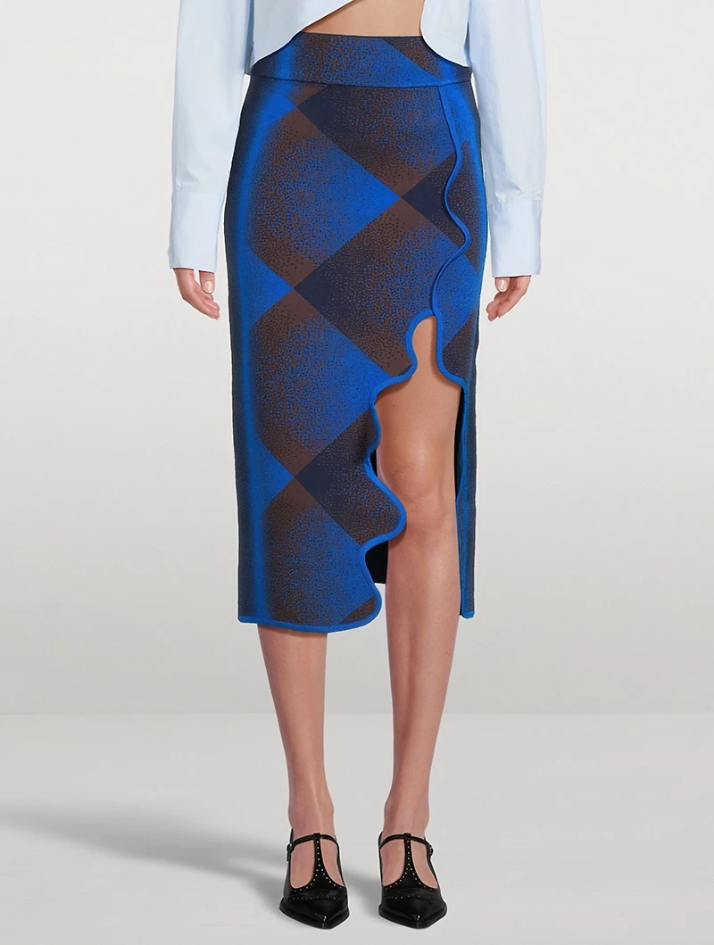 Holly Wavy Midi Skirt