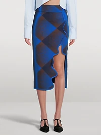 Holly Wavy Midi Skirt