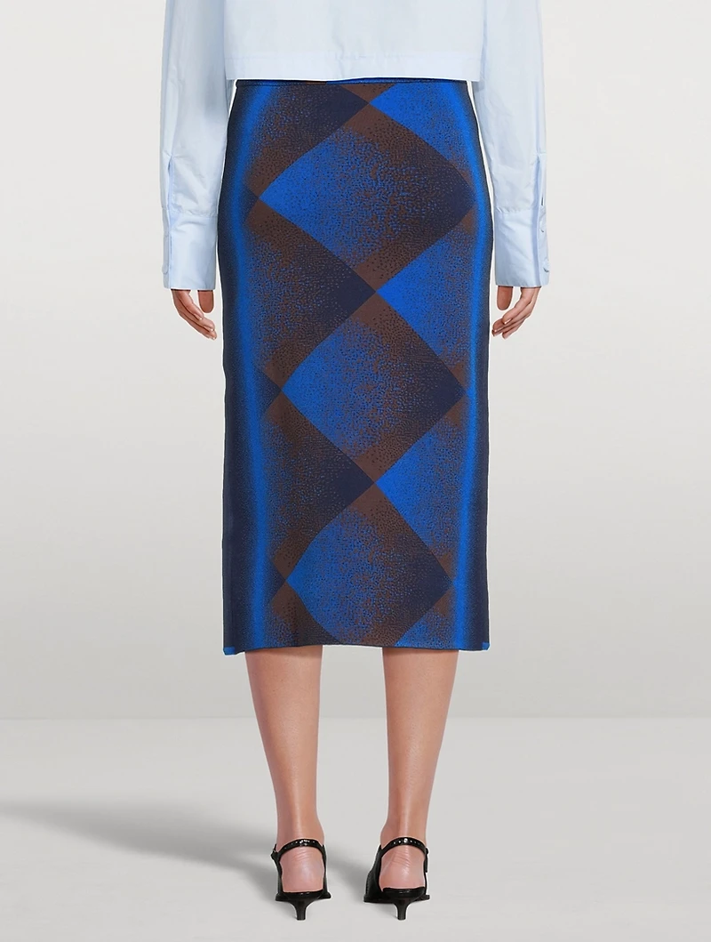 Holly Wavy Midi Skirt
