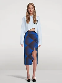 Holly Wavy Midi Skirt