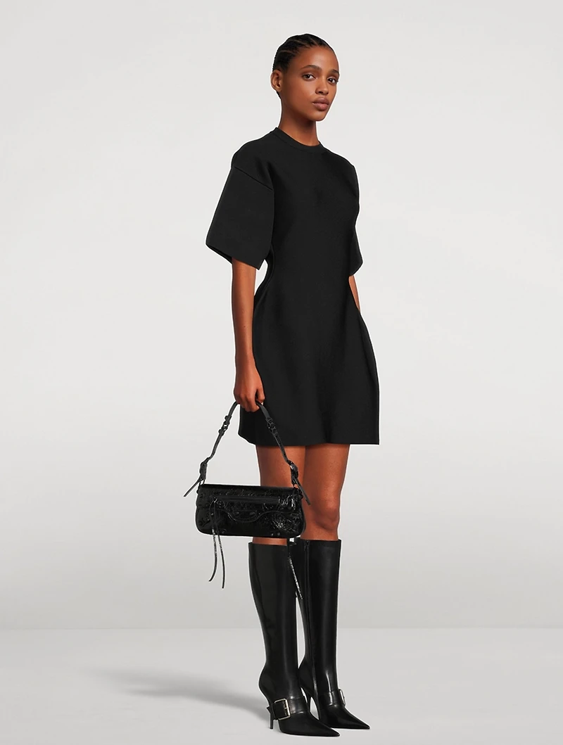 Small Le Cagole Leather Sling Bag