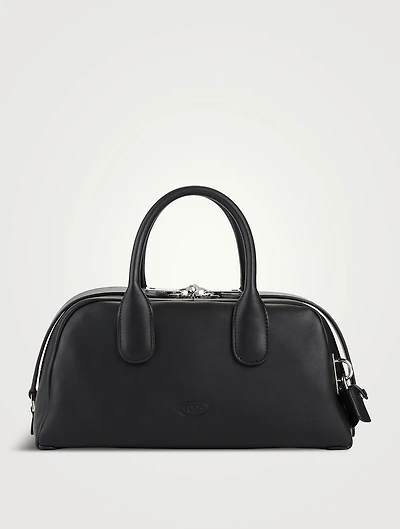 Small Darsena Leather Satchel