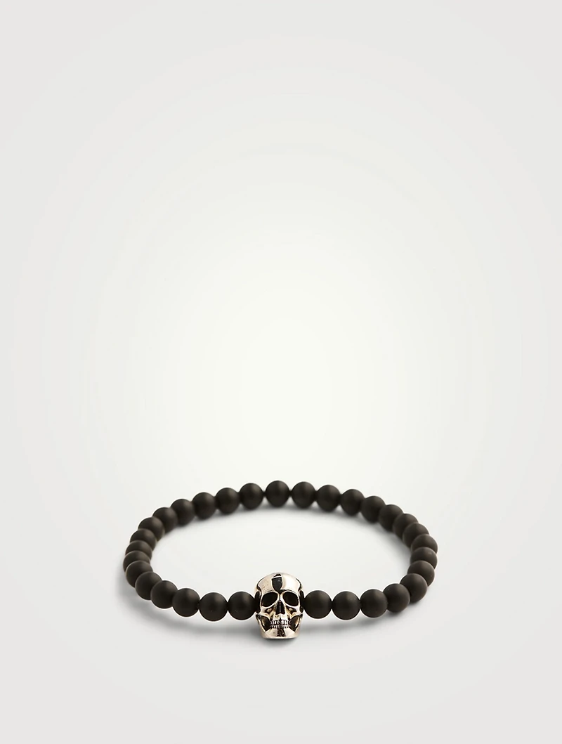 Beaded Skull Bracelet