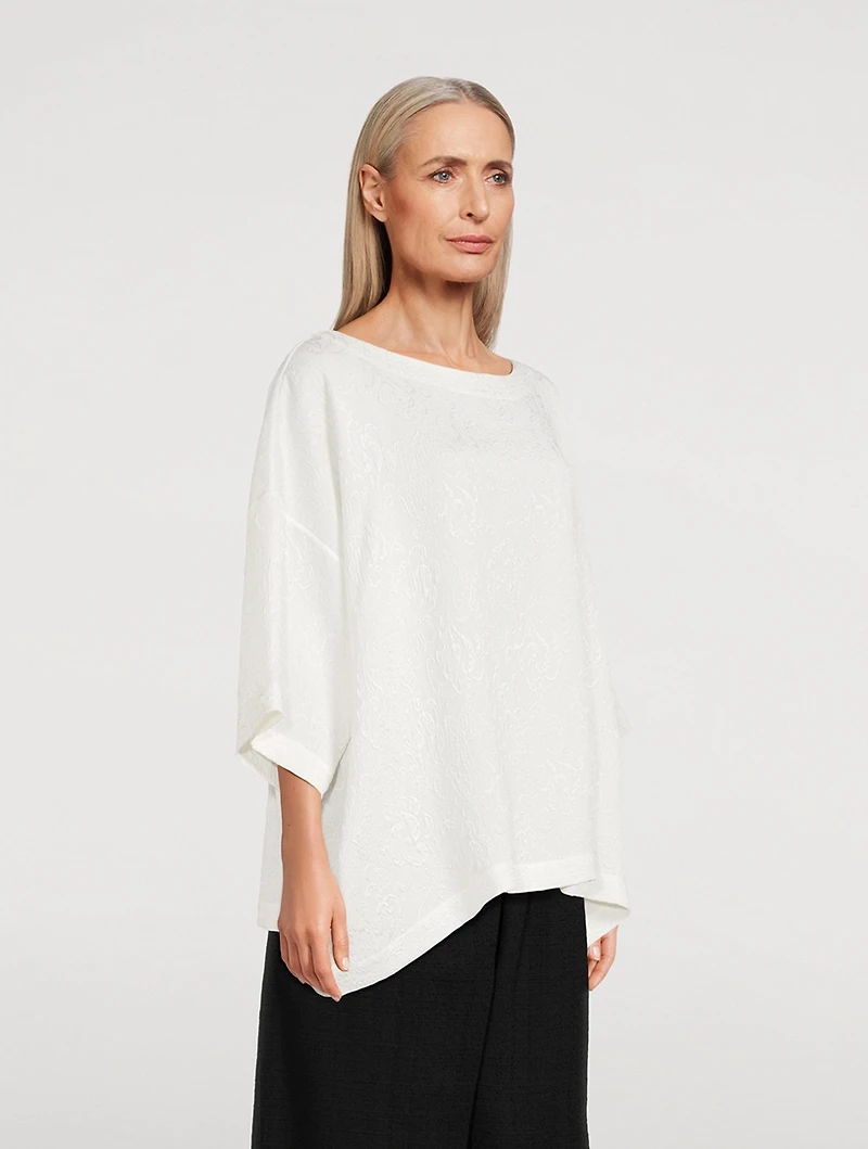 Damask Silk Tunic