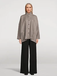 Windowpane Bouclé Jacket