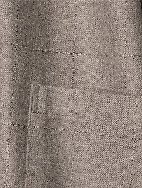 Windowpane Bouclé Jacket