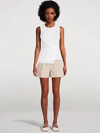 Haina Stretch Cotton Shorts
