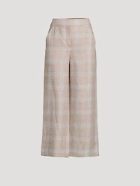 Brixton Wide Leg Linen Pants