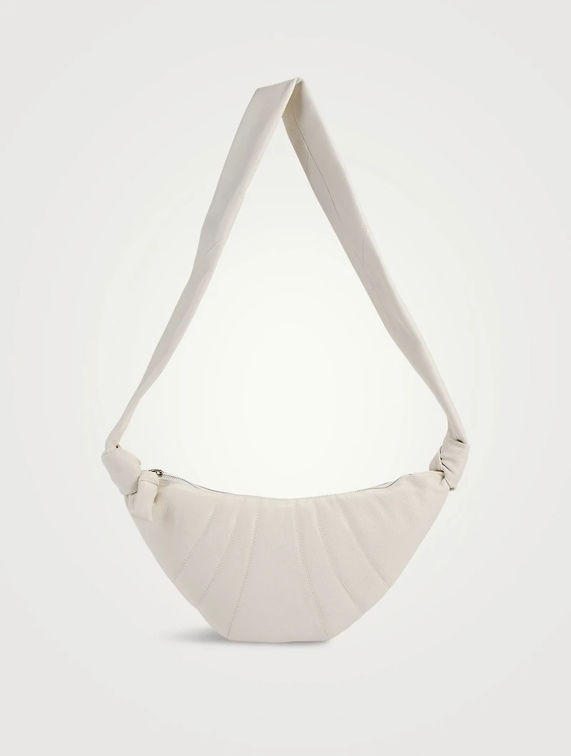 Croissant Leather Shoulder Bag