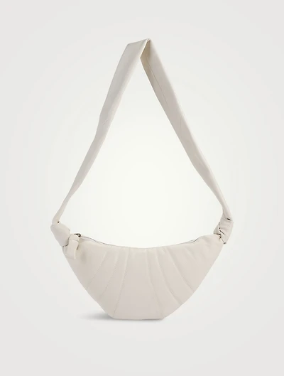 Croissant Leather Shoulder Bag