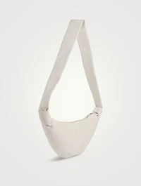 Small Croissant Leather Shoulder Bag