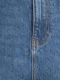 Strapless Denim Mini Dress