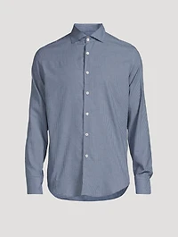 Check Cotton Dress Shirt