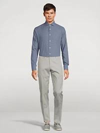 Check Cotton Dress Shirt
