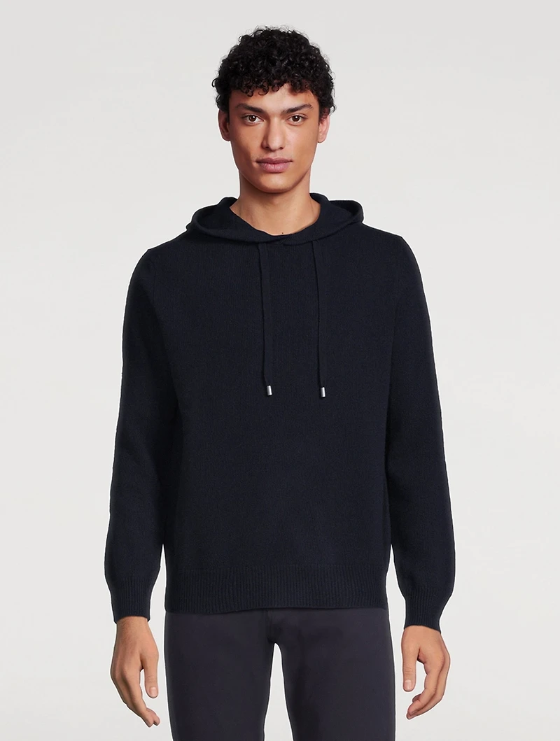 Wool And Cashmere Pullover With Hood