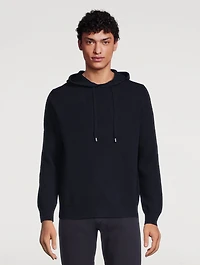 Wool And Cashmere Pullover With Hood