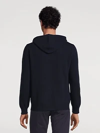 Wool And Cashmere Pullover With Hood