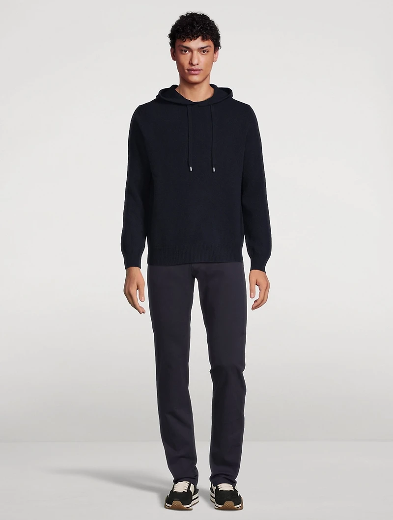 Wool And Cashmere Pullover With Hood
