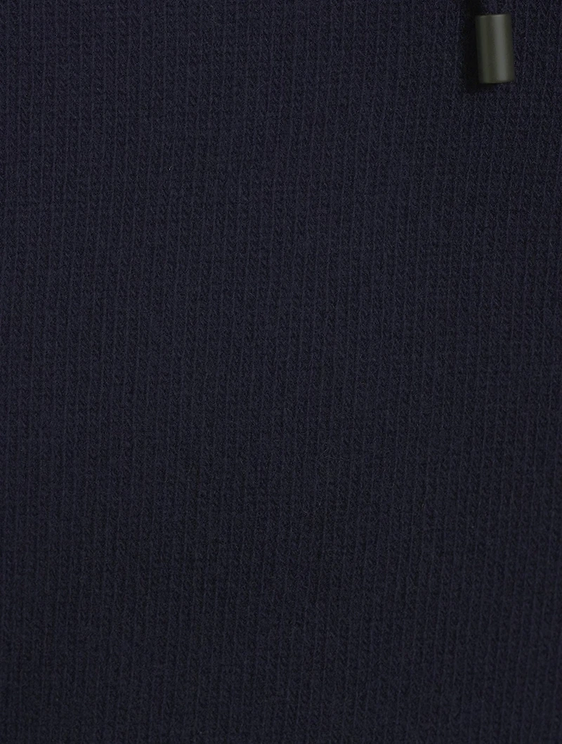 Wool And Cashmere Pullover With Hood