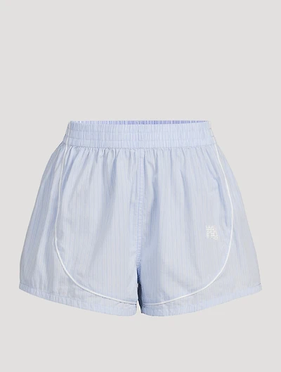 Cotton Boxer Shorts Stripe Print