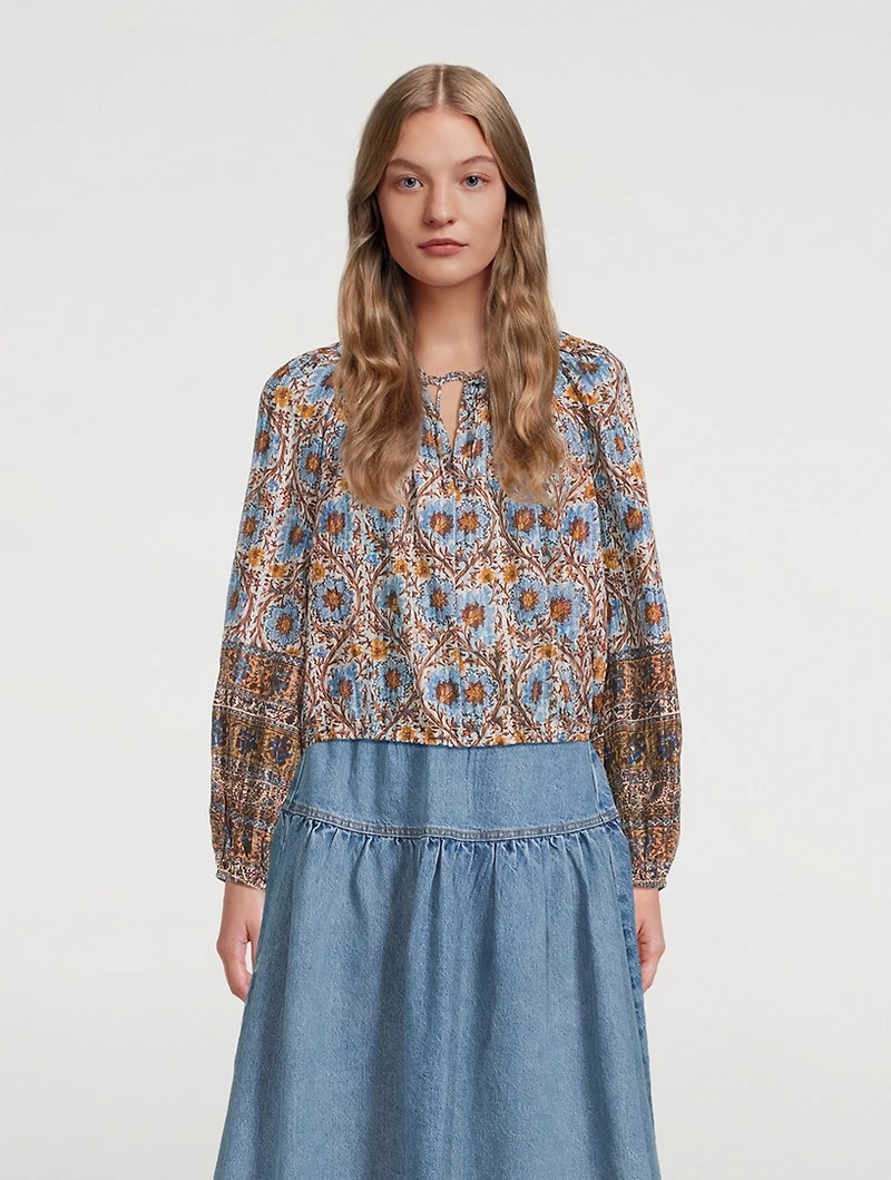Silva Blouse Floral Print