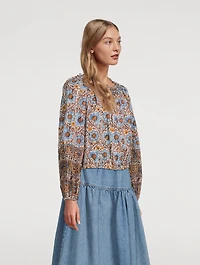 Silva Blouse Floral Print