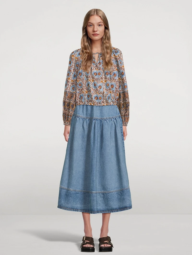 Silva Blouse Floral Print