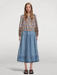 Silva Blouse Floral Print