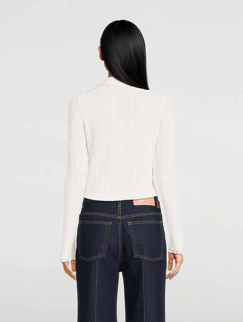 Lottie Silk And Cotton Cardigan