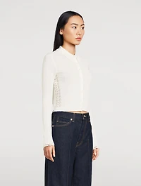 Lottie Silk And Cotton Cardigan