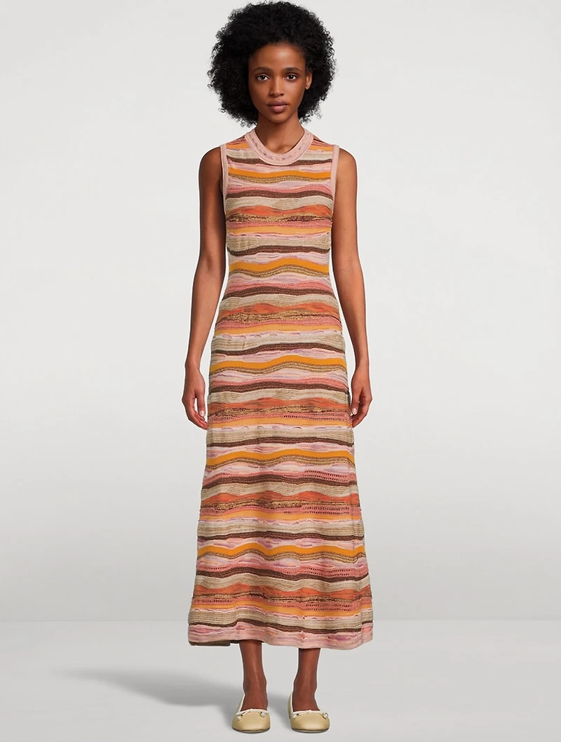 Fauna Wave Knit Dress