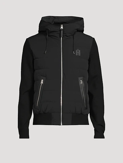 Andrew Mixed-Media Light Down Jacket