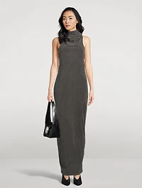 Cowl Neck Racerback Dress