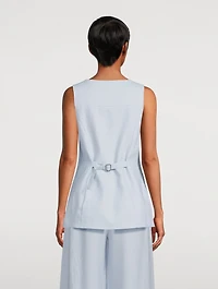 Lorenzo Linen Vest