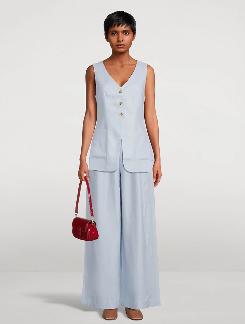 Lorenzo Linen Vest