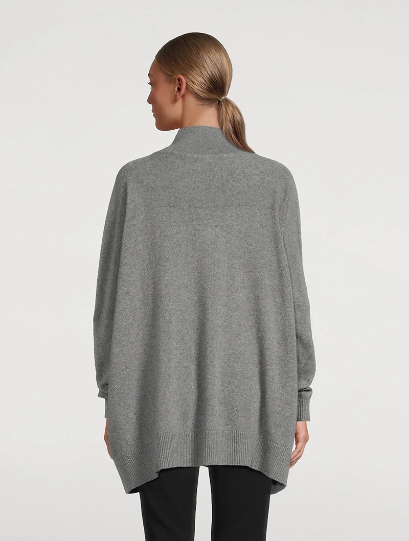 Cashmere Wool Polo Sweater