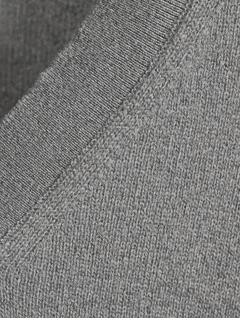 Cashmere Wool Polo Sweater