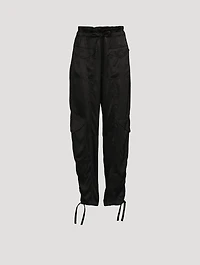 Washed Satin Trousers