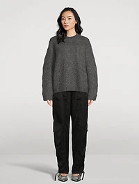 Washed Satin Trousers