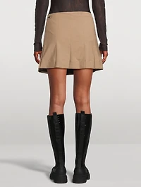 Pleated Mini Skirt