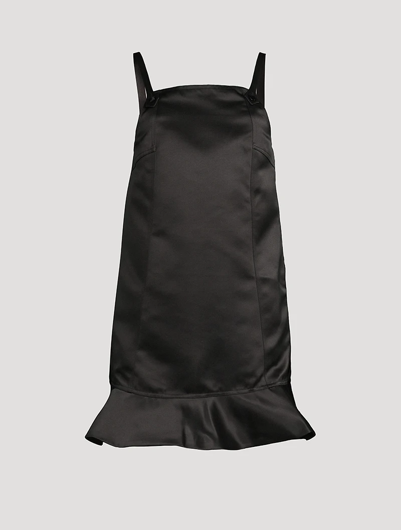 Duchesse Satin Mini Dress