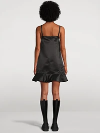 Duchesse Satin Mini Dress