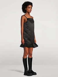 Duchesse Satin Mini Dress