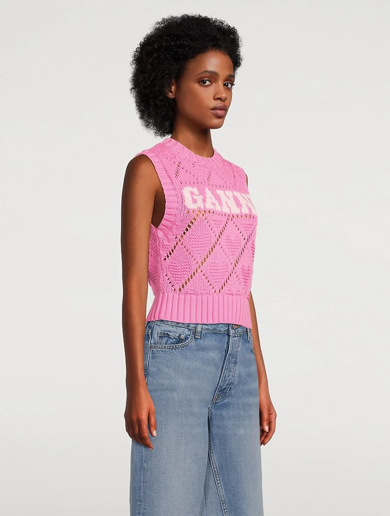 Logo Sweater Vest