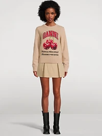 Cherry Jacquard Sweater